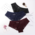 Calcinha em Renda Sexy Lace - Kit com 3 peças